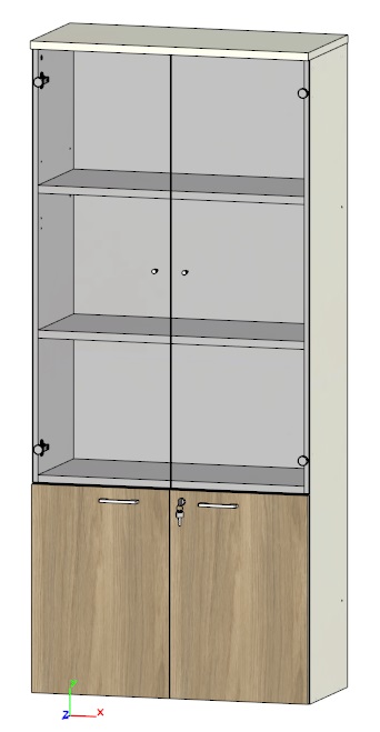 Шкаф высокий комбинированный CLF520 (Директория) фото 0