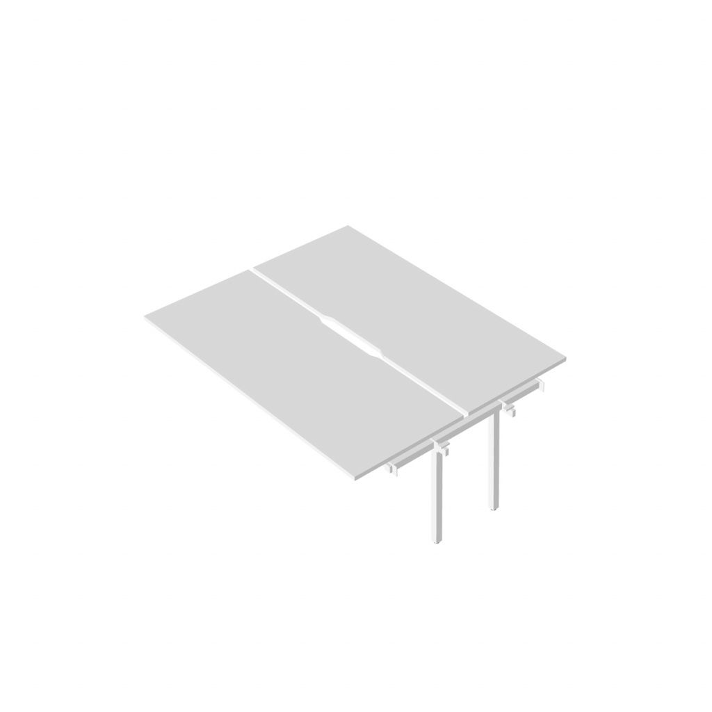 Промежуточный сдвоенный стол с вырезом RM-1.2(x2)+F-63 фото 0