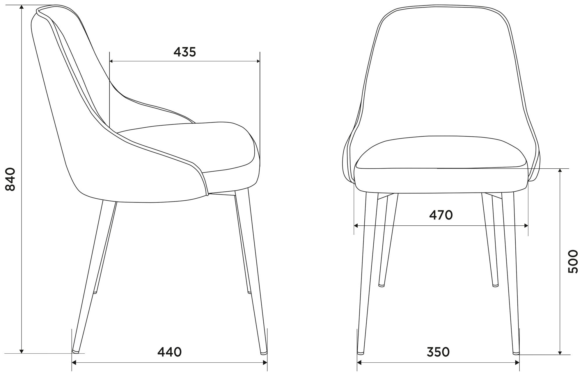 Комплект стульев для дома KF-5 фото 4