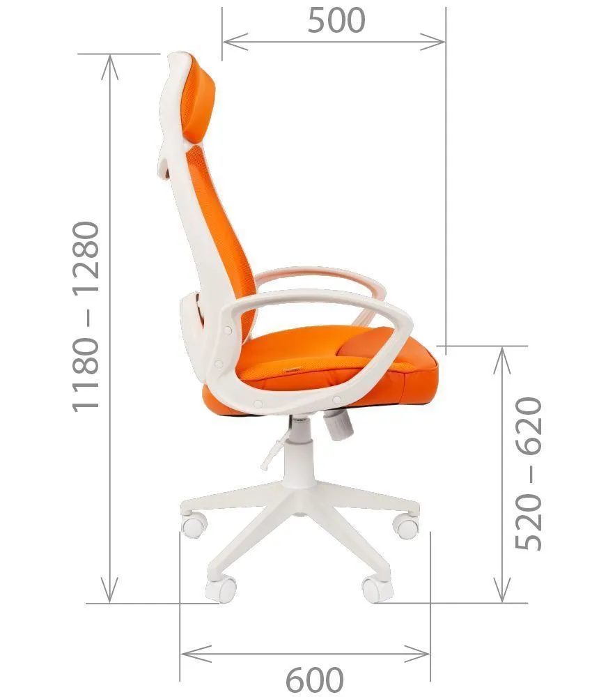 Кресло для руководителя TAIPIT 840 WHITE фото 3