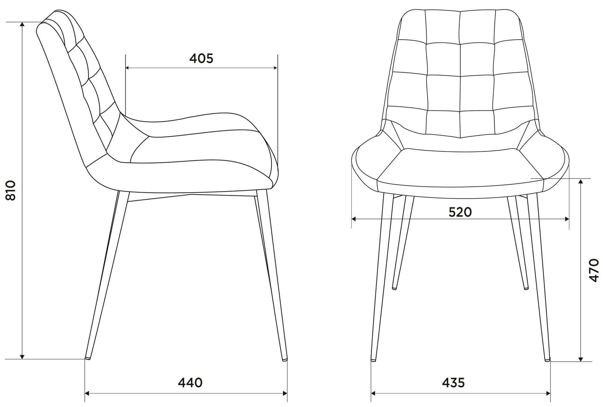 Комплект стульев для дома KF-6 фото 2