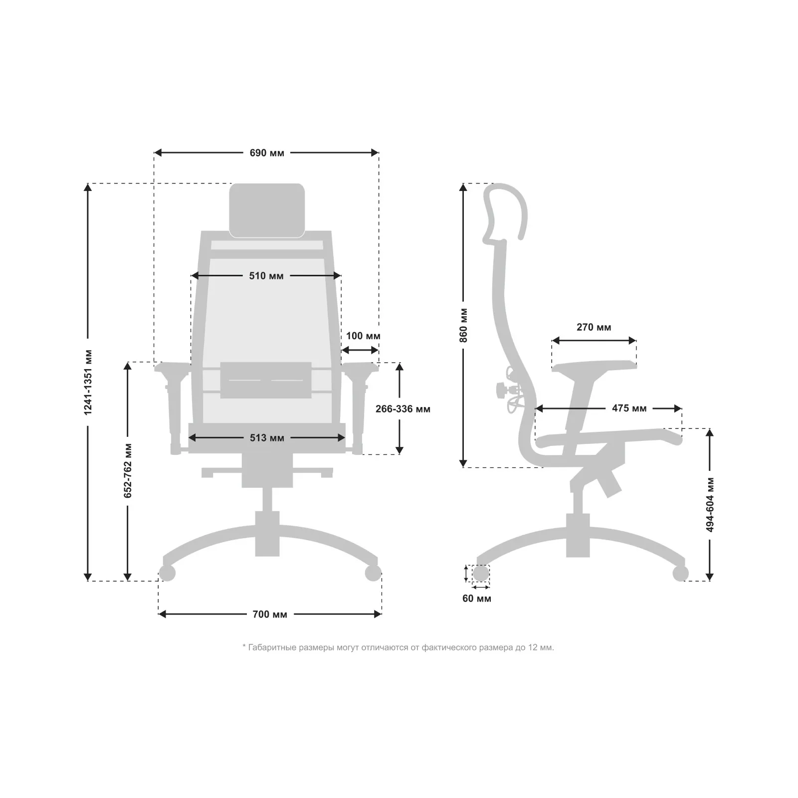 Кресло для руководителя Metta Samurai Black Edition фото 4