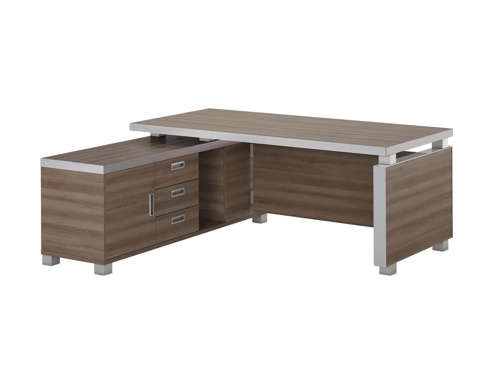 Стол руководителя с тумбой EDV205 фото 1