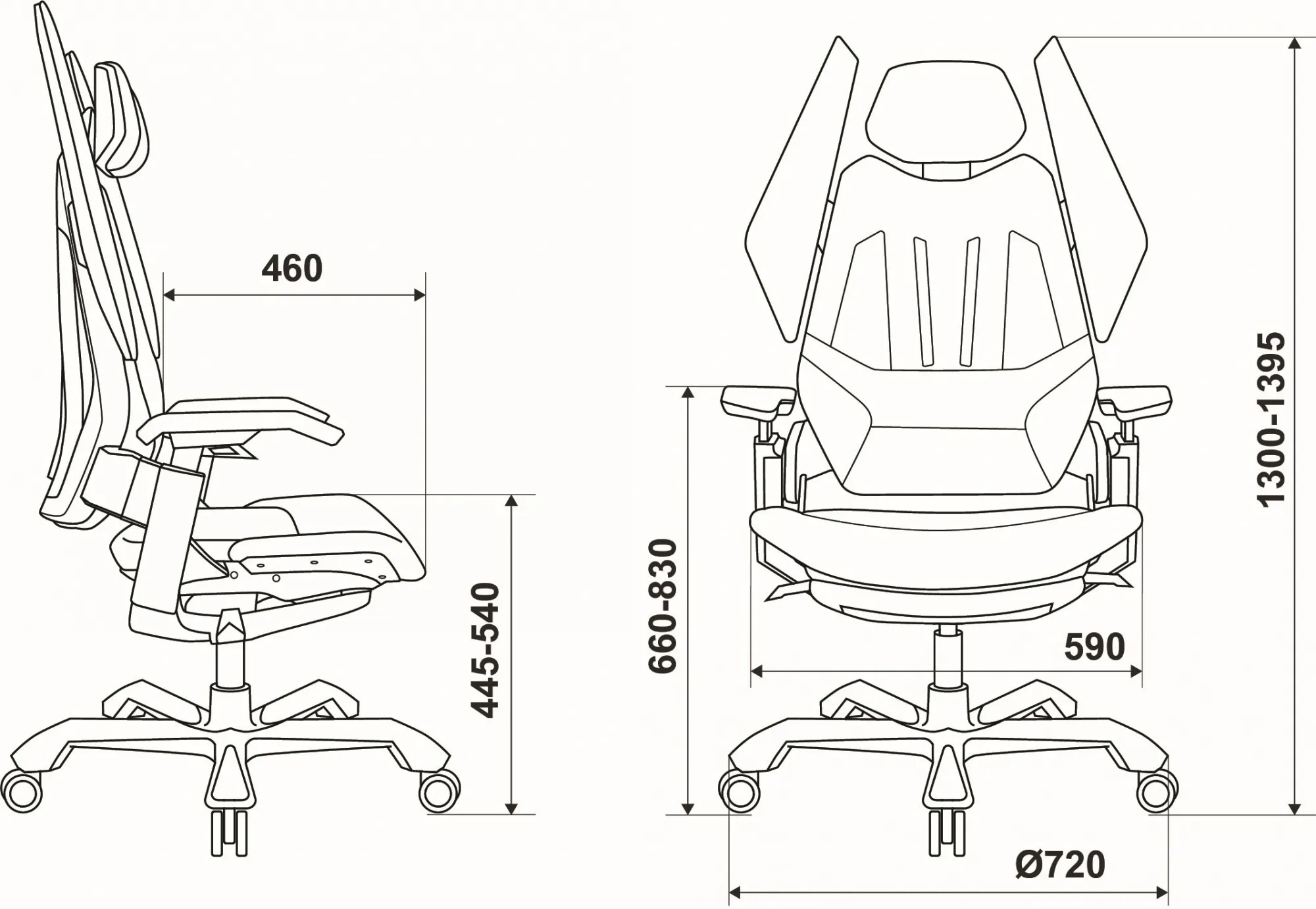 Игровое кресло Бюрократ Knight Aero фото 9