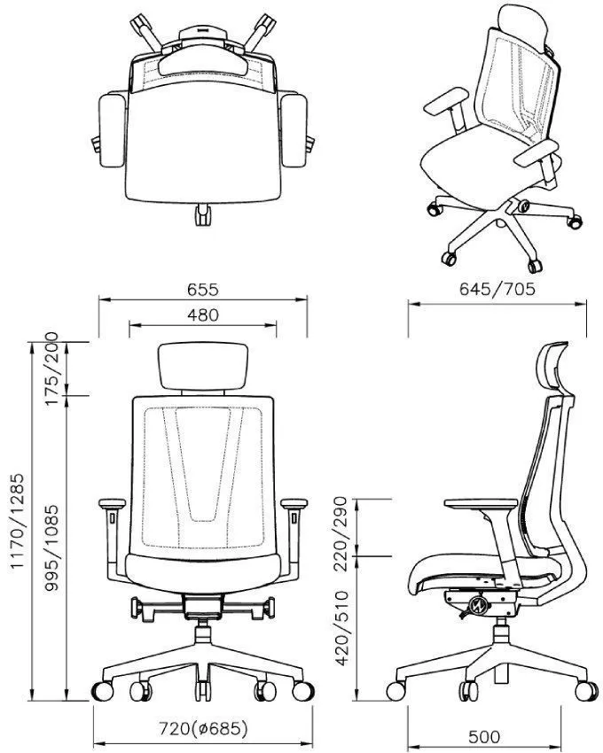Ортопедическое кресло Falto G1 фото 5