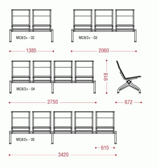 Двухместная секция Aero plus БП фото 2