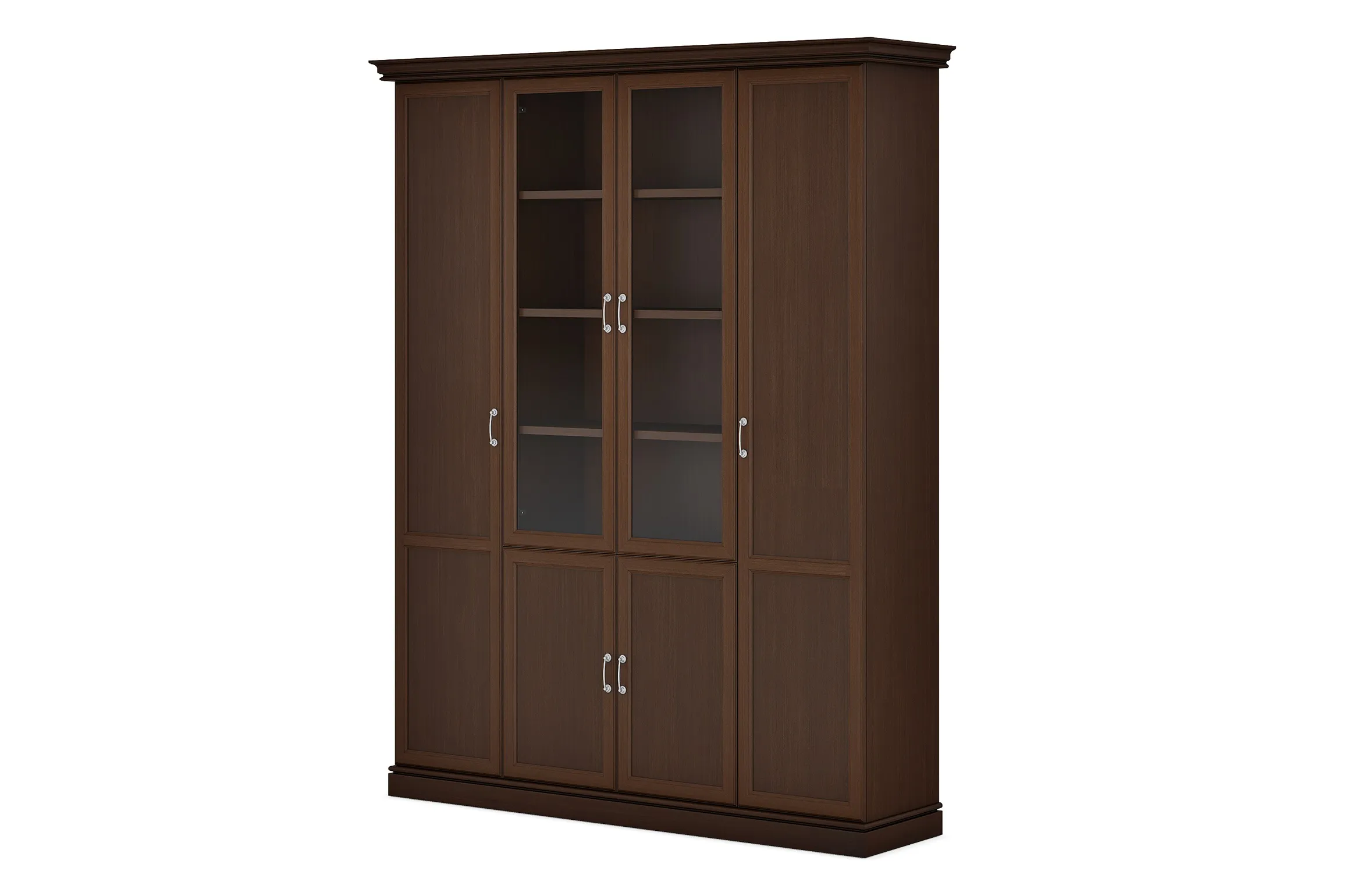 Композиция шкаф узкий + шкаф комб. + гардероб узкий INT505.VG фото 0