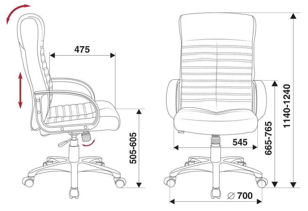 Кресло для руководителя Бюрократ KB-10LITE фото 5