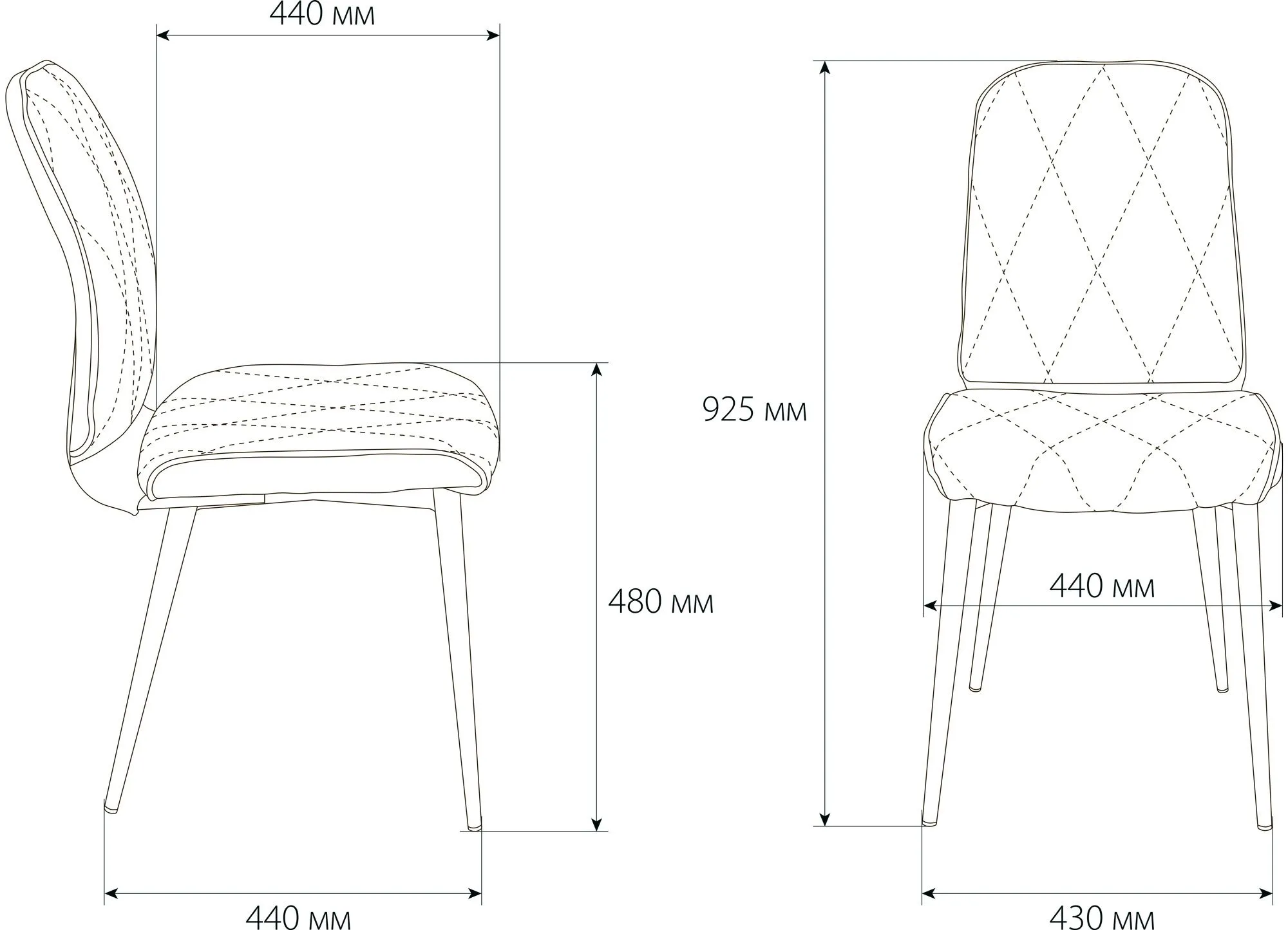 Комплект стульев для дома KF-3 фото 2